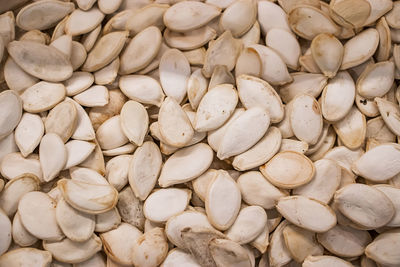 Background from pumpkin seeds close-up. super food for diet