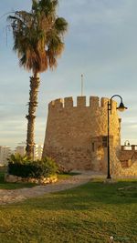 View of historic building against sky
