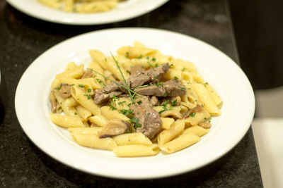 Close-up of food in plate