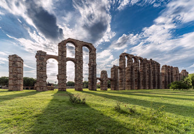 Old ruins against sky