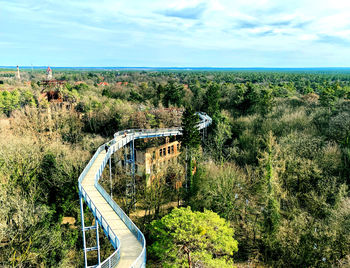 Scenic view of bridge against sky