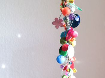 Low angle view of hanging light