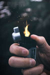 Close-up of hand holding smart phone