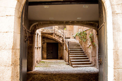 Entrance of old building