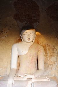 Statue of buddha in building