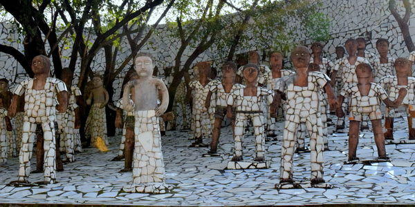 Sculpture in cave