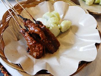 Close-up of food in plate