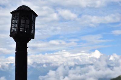 Low angle view of cloudy sky