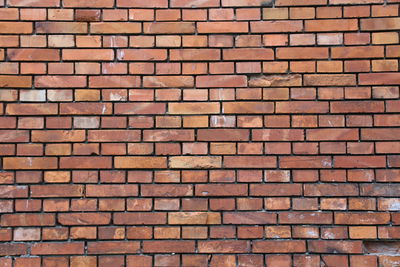 Full frame shot of brick wall