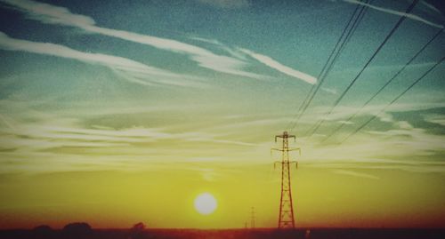 Scenic view of sunset sky