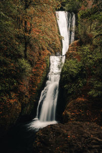 Bridal veil falls in oregon. beautiful waterfall in oregon, located in the columbia river gorge.