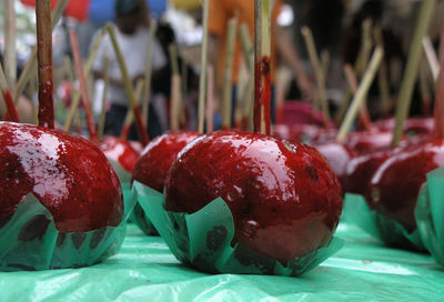 Close-up of strawberries