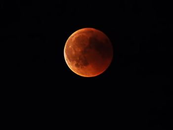 View of moon in sky