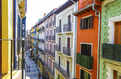 Residential building against sky