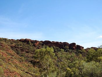 Scenic view of landscape against clear sky