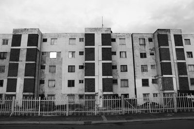 Residential buildings against sky