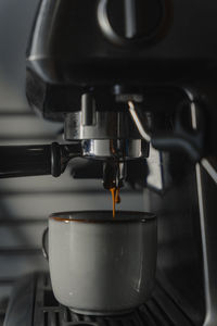 Close-up of coffee maker