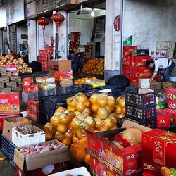 Full frame shot of market stall for sale