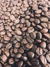 Full frame shot of coffee beans