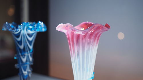 Close-up of wine glass on table