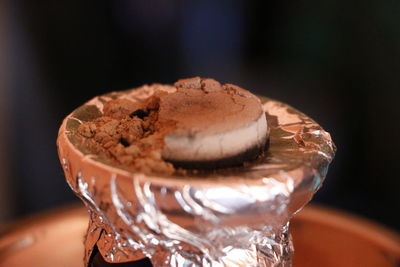 Close-up of ice cream