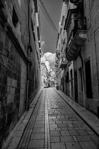 Street amidst buildings in city