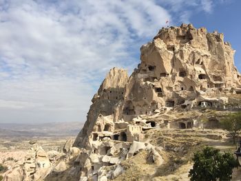 Scenic view of mountain against sky