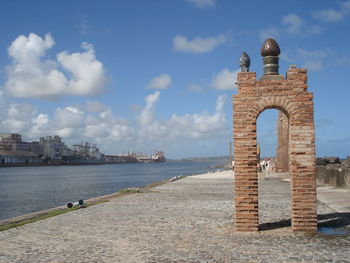View of built structures against the sky
