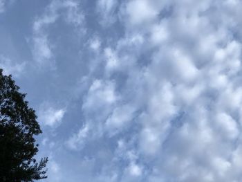 Low angle view of clouds in sky