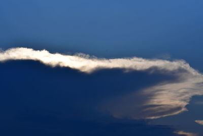 Low angle view of clouds in sky