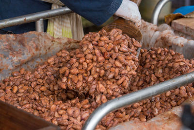 Full frame shot of food for sale at market stall