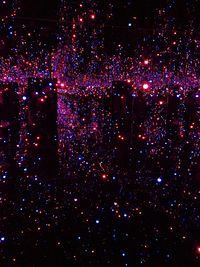 Full frame shot of illuminated star field