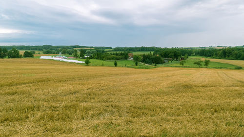 Scenic view of landscape against sky