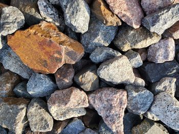 Full frame shot of stones