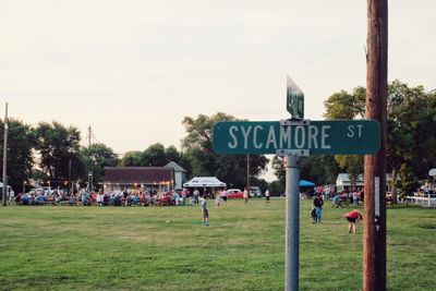 Community celebration in western nebraska