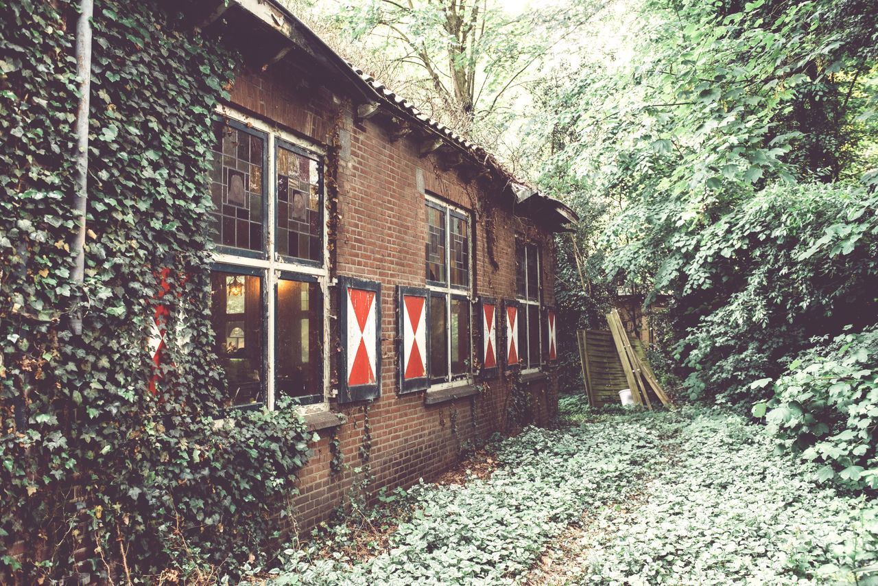 EXTERIOR OF ABANDONED HOUSE