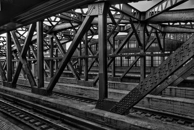Railroad tracks against sky