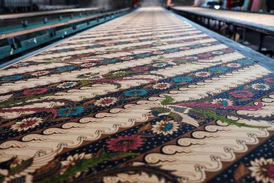 Full frame shot of multi colored carpet