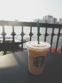 Close-up of drink