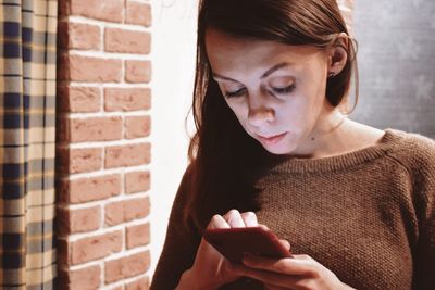 Woman using phone 