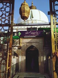 Low angle view of temple building
