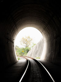 Interior of tunnel