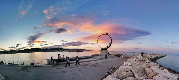 Monument at seaside