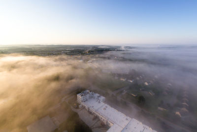 Aerial view of cityscape