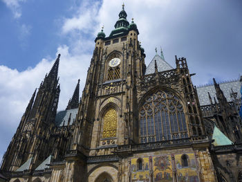 Low angle view of cathedral against sky