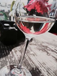 Close-up of red object