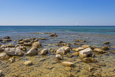 Relaxing sea view for background in summer season