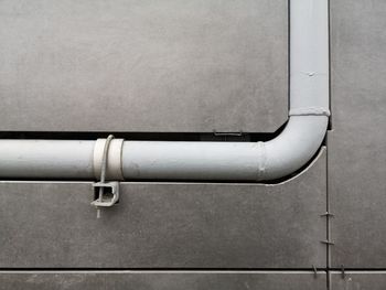 Close-up of pipe on wall