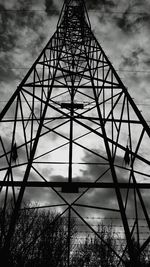 Low angle view of cloudy sky
