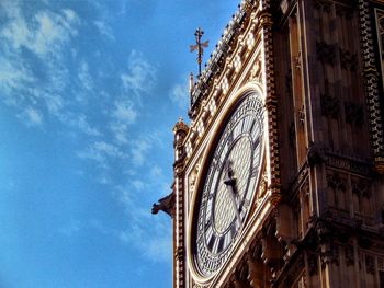 Low angle view of church against sky